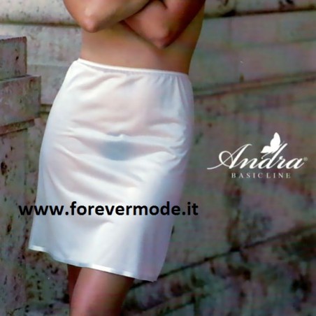 Sottogonna donna Andra Lingerie media altezza,fondo bordato