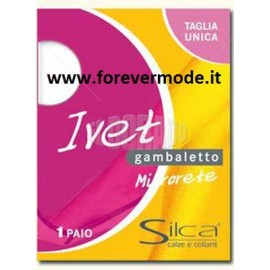 6 Paia di Gambaletti donna Silca Ivet Microrete, bordo comfort