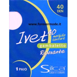 6 Paia di Gambaletti donna Silca Ivet Riposante 40 con bordo comfort
