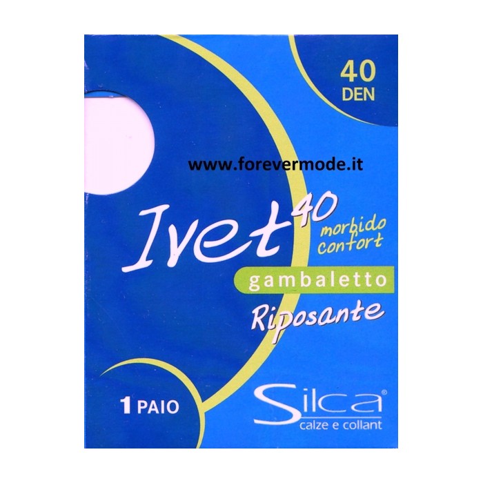 6 Paia di Gambaletti donna Silca Ivet Riposanti con bordo comfort