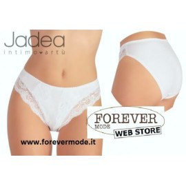 3 Slip donna Jadea sgambati, cotone modal elasticizzato e pizzo