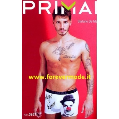 2 Boxer uomo Primal in cotone fantasia ed elastico logato