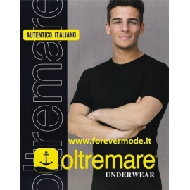 4 T-shirt uomo Oltremare girocollo in puro cotone non aderente 2