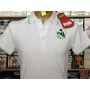 Polo uomo Boxing Club con logo frontale e scritta sul collo fluo