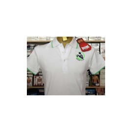 Polo uomo Boxing Club con logo frontale e scritta sul collo fluo 2
