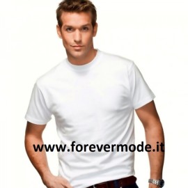 3 T-shirt uomo Fruit Of The Loom manica corta a girocollo in puro cotone