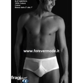 6 Slip uomo Fragi Midi in cotone con apertura ed elastico tubolare