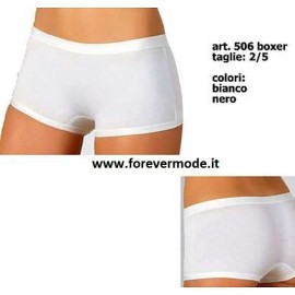 3 Slip short donna Jadea in cotone e modal con elastici tubolari