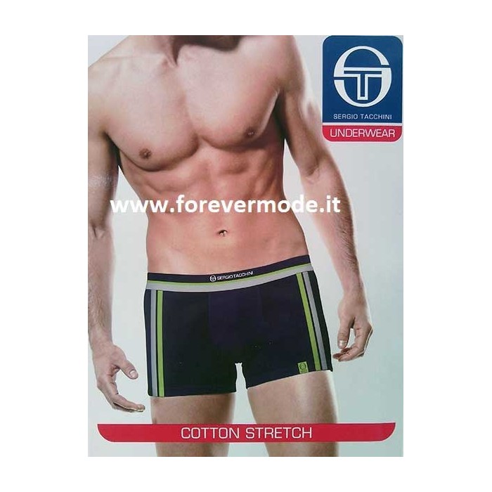 3 Boxer uomo Sergio Tacchini con bande ed elastico loggato