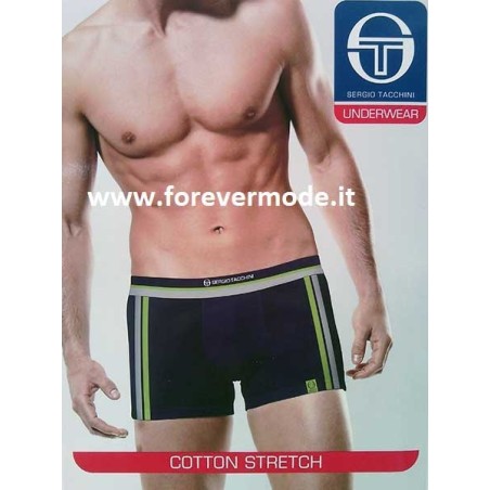 3 Boxer uomo Sergio Tacchini con bande ed elastico loggato