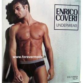 3 Slip uomo Enrico Coveri con profili ed elastico esterno logato
