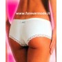 3 Short slip donna Emy cotone modal con profili in pizzo