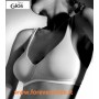 Reggiseno donna Gios, coppe in doppio tessuto cotone, scollo V