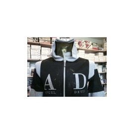 Giubbotto uomo Angel Devil, tessuto retato con logo ricamato 2