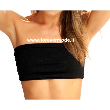 Reggiseno a fascia donna C&C in morbida microfibra senza cuciture