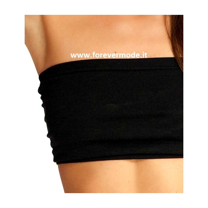 Reggiseno a fascia donna C&C in morbida microfibra senza cuciture