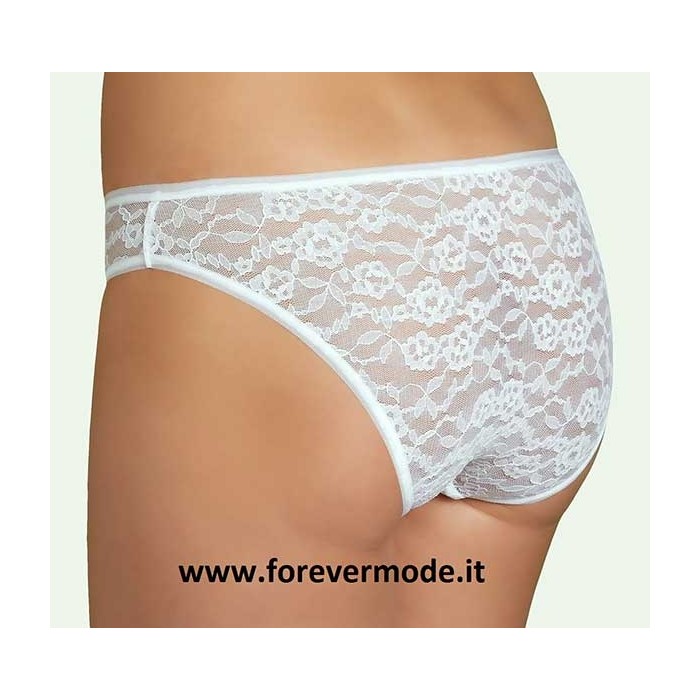 Slip donna Triumph Dream On Mini vita bassa in microtulle+pizzo