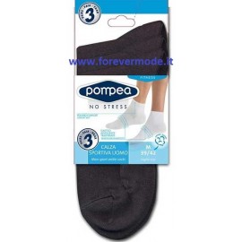 3 Paia Calze uomo Pompea corte in leggero cotone liscio