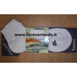 6 Calze uomo Prisco, pedulino soletta tecnica per ciclisti