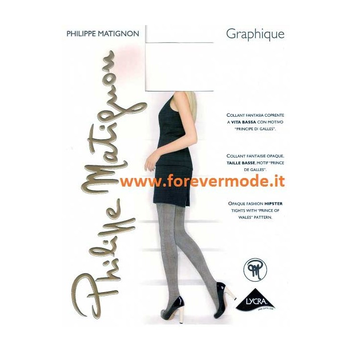 Collant donna Matignon Graphique coprente in Principe Galles