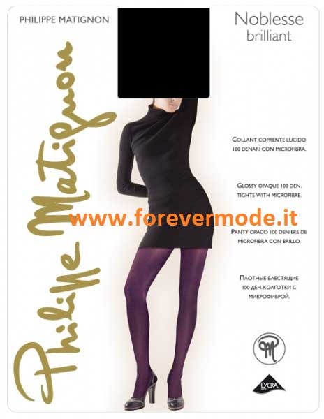 Collant donna Matignon Noblesse Brilliant coprente 100den lucido