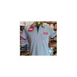 Polo uomo Boxing Club con logo frontale, sulla spalla e collo 2