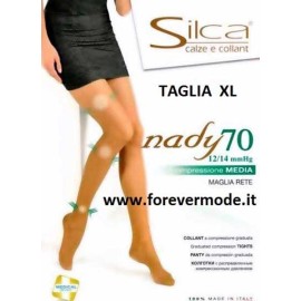 10 Collant donna Silca Nady70 XL Compressione media mmHG 12/14