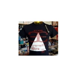 T-shirt maglia uomo Papeete manica corta a girocollo in cotone con stampa logo 2