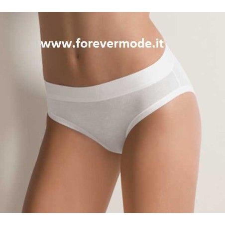 2 Slip donna Cotonella con fascioncino tubolare in cotone