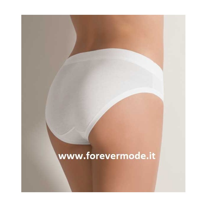 2 Slip donna Cotonella con fascioncino tubolare in cotone