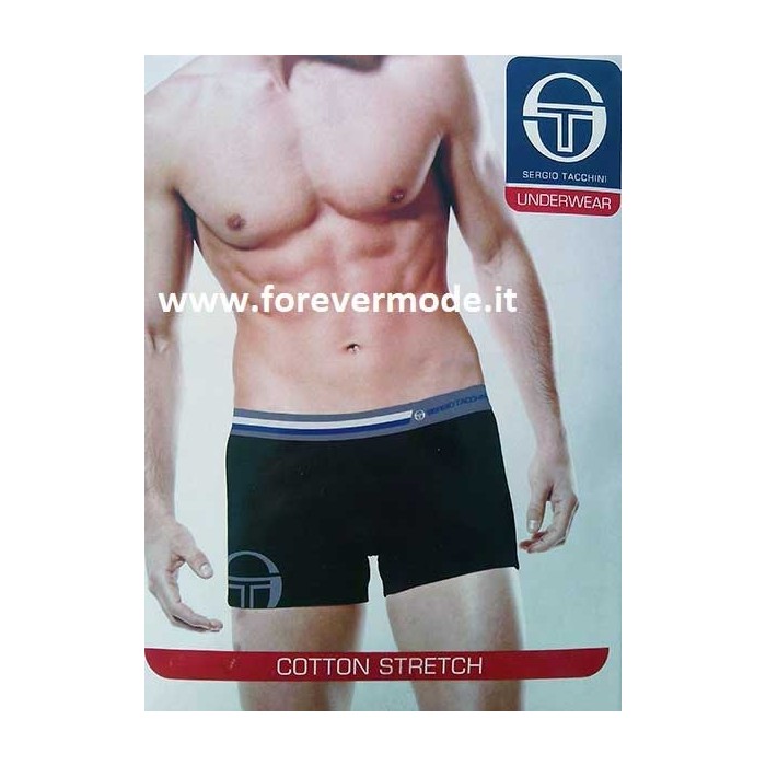 3 Boxer uomo Sergio Tacchini con stampa ed elastico loggato