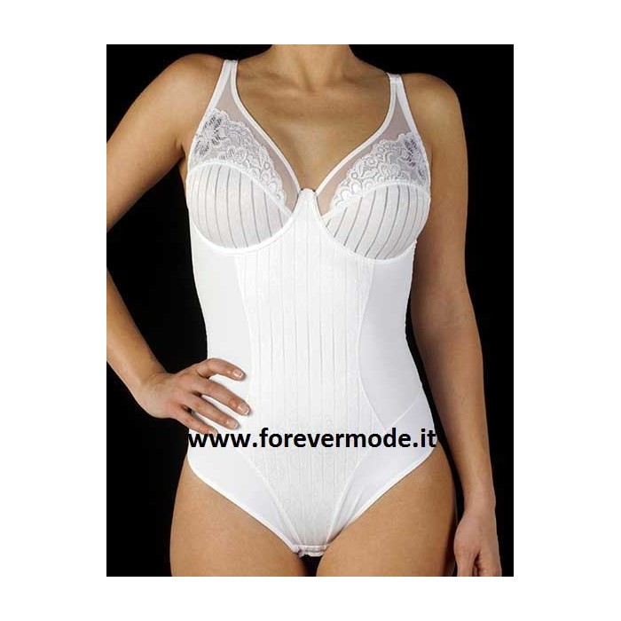 Body donna Selene con ferretto non imbottito in micro operata