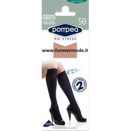 2 Gambaletti donna Pompea microfibra 50 coprente, polsino soft