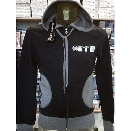 Felpa uomo Papeete con stampa logo frontale, tasche e cappuccio