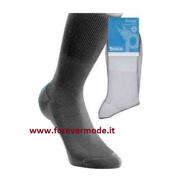 6 Paia Calze uomo Prisco lunghe in cotone spugna comfort