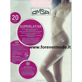 Collant donna Omsa Superlativa 20 con culotte senza cuciture