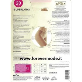 Collant donna Omsa Superlativa 20 con culotte senza cuciture 2