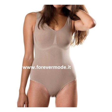 Body donna C&C in microfibra modellante riduce 1 taglia