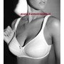 Reggiseno donna Gios in cotone con coppe doppiate e spalline larghe imbottite