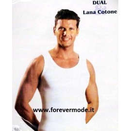 3 Canottiere uomo Intissimopiu a spalla larga con cotone sulla pelle e calda lana fuori