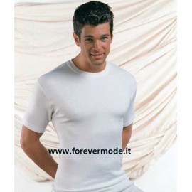 T-Shirt uomo Filam manica corta a girocollo in caldo cotone felpato