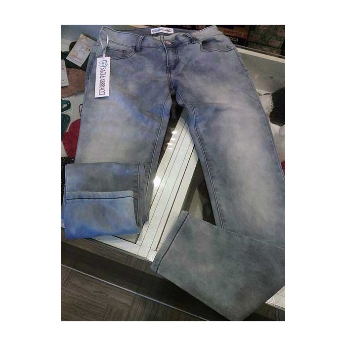 Jeans donna Baci & Abbracci elasticizzato ad effetto invecchiato
