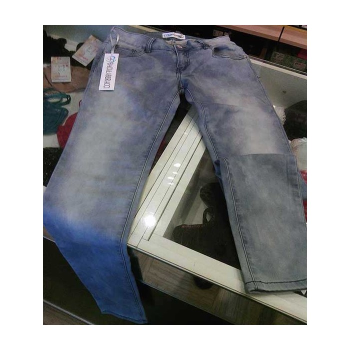 Jeans donna Baci & Abbracci elasticizzato ad effetto invecchiato
