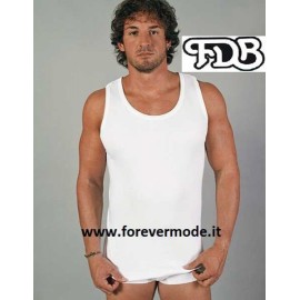 Canottiera uomo FDB a spalla larga in caldo cotone invernale