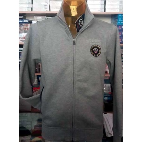 Felpa uomo Baci & Abbracci in cotone con logo ricamato e tasche