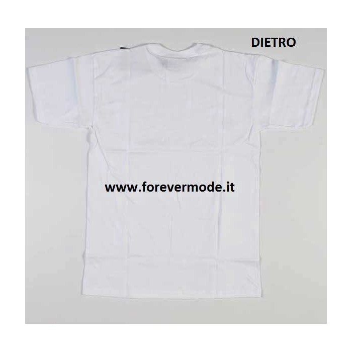 Maglia bambino Effepi manica corta girocollo in cotone pettinato