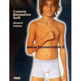 6 Boxer bambino Navigare in cotone con elastico esterno loggato 2