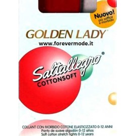 Collant bambina Golden Lady Saltallegro Cotton Soft con cotone