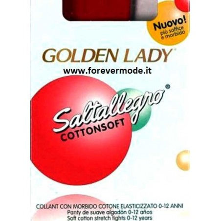 Collant bambina Golden Lady Saltallegro Cotton Soft con cotone