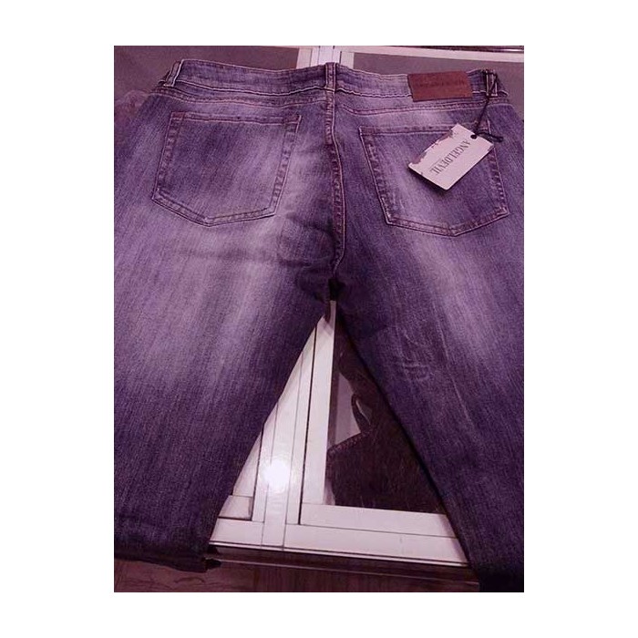 Jeans uomo Angel Devil elasticizzato con rotture frontali